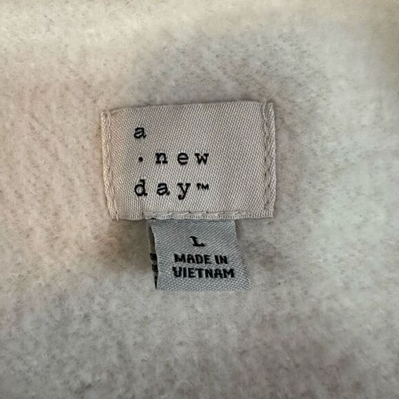 A New Day - Quarter Zip Pull Over sweatshirt women size Large - Picture 11 of 13